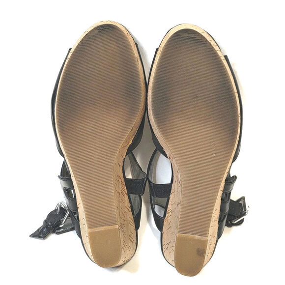 Guess Platform Wedge Cork Sandal High Heel Open Toe Round Toe Sexy Y2K Trendy 7 - Picture 9 of 14
